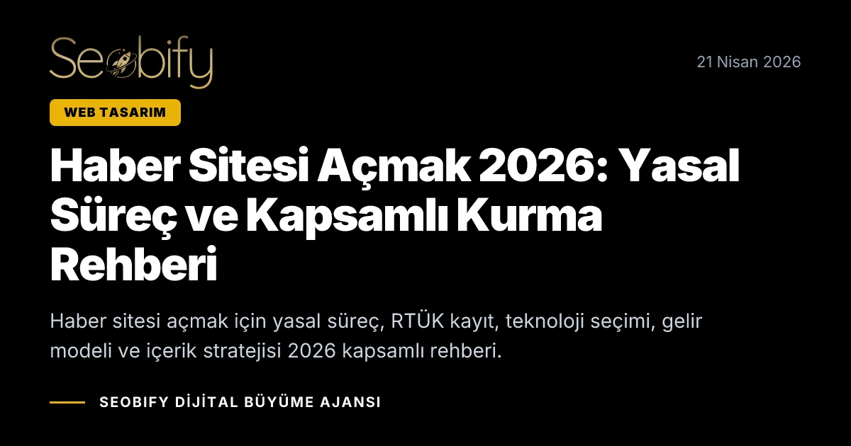 Haber sitesi tasarımı ve dijital gazetecilik